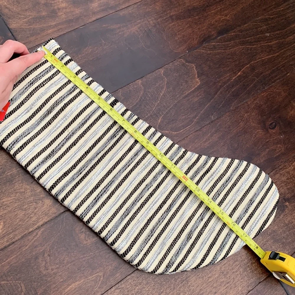 NWT TARGET Striped Pom Pom Stocking